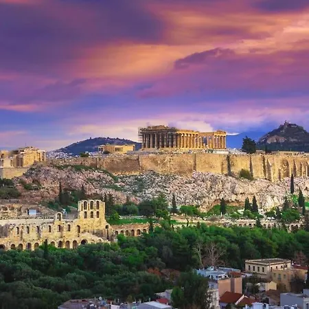 Apartment Spacious Beauty In Athens, 55m2, Metro 7'